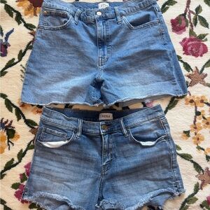 J. Crew and Pistola Jean Short Cut Off Shorts Lot